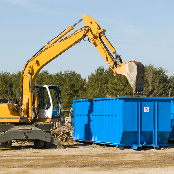 what size residential dumpster rentals are available in Rockwell IA